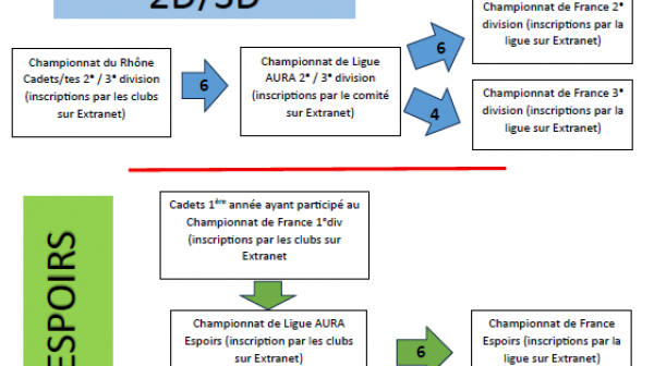NOUVEAUTÉ CADETS/CADETTES 2D 3D ESPOIRS SAISON 2025/2026